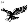 1 шт. Светоотражающая наклейка с изображением орла, виниловая наклейка для автомобиля, наклейка на дверь автомобиля, капот, наклейка для стайлинга автомобилей влево и вправо