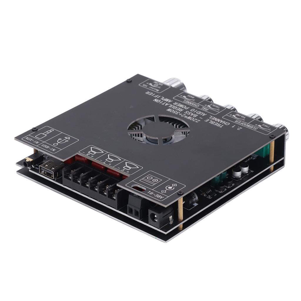 Power Amplifier Module 2.1 Channel BT5.1 AUX U Disk USB Sound Card Inputs TPA3255 Amplifier Board DC