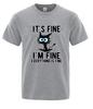 Unisexs High Quality Tshirt Cotton Funny Cool Cat Printed Tshirt Casual Unisexs Short Sleeve Tshirt for Unisex TShirt Male Top