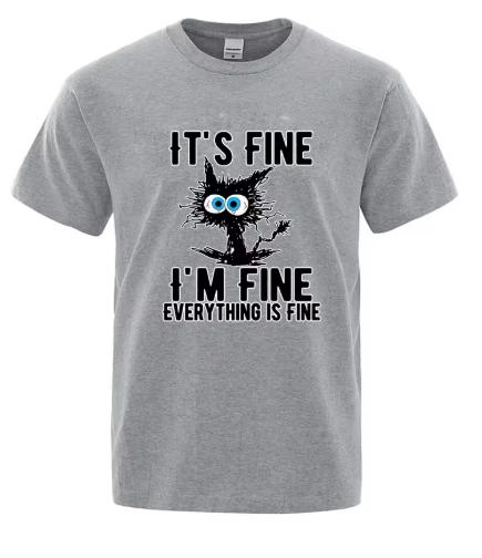 Unisexs High Quality Tshirt Cotton Funny Cool Cat Printed Tshirt Casual Unisexs Short Sleeve Tshirt for Unisex TShirt Male Top