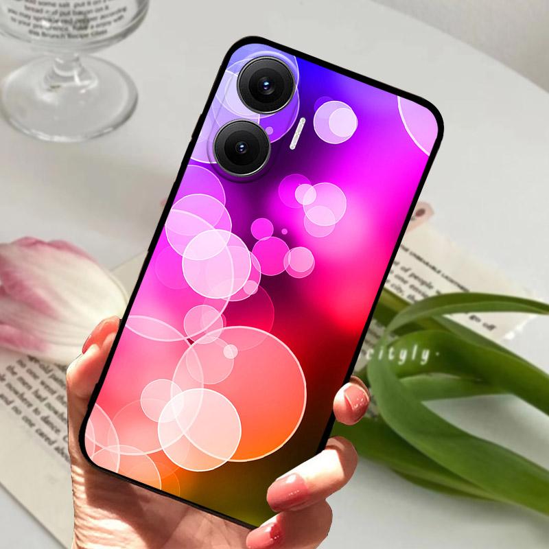 Чехол для POCO F7 Модный Силиконовый ТПУ Задняя Крышка Для Xiaomi Poco F7 F 7 5G Чехол для Телефона Мягкая Защитная Оболочка Capa Coque Fundas