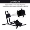 Metal Motorcycle Motorbike Wheel Chock Locking Stand System 17", 19", 21"/43, 48, 51 cm Front Wheels Steel Adjustable Fixing Tyre Holder Support