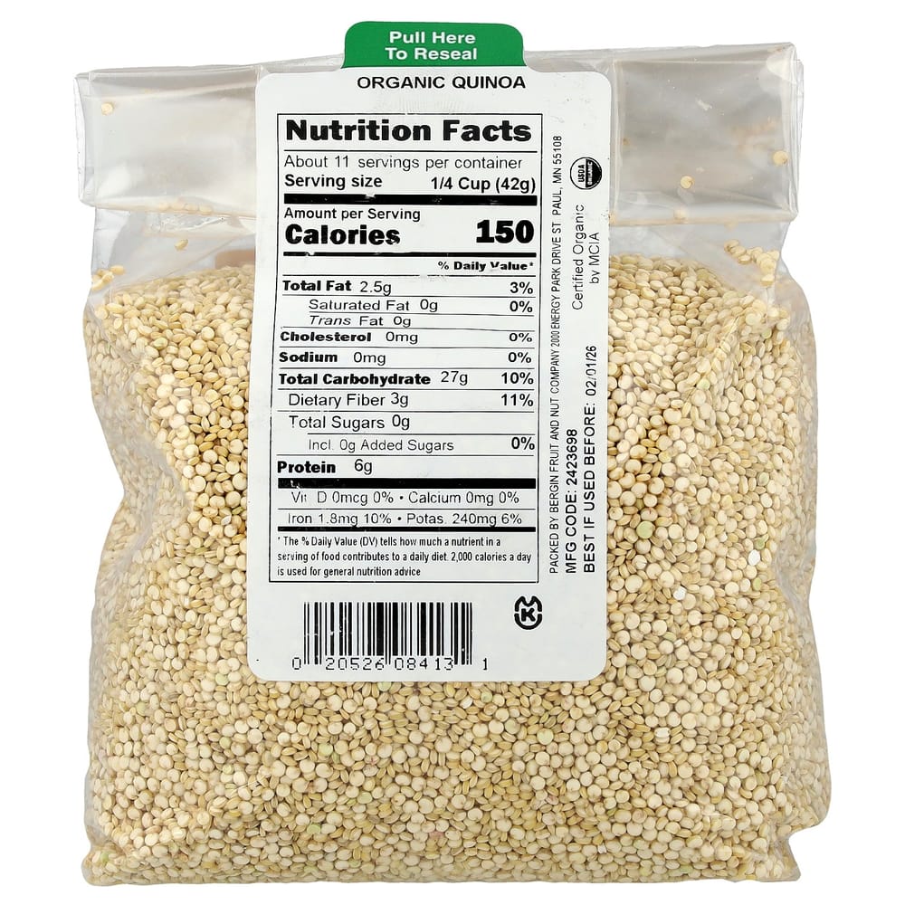 Virgin Fruits & Nut Company Quinoa, 16 oz (454 g)