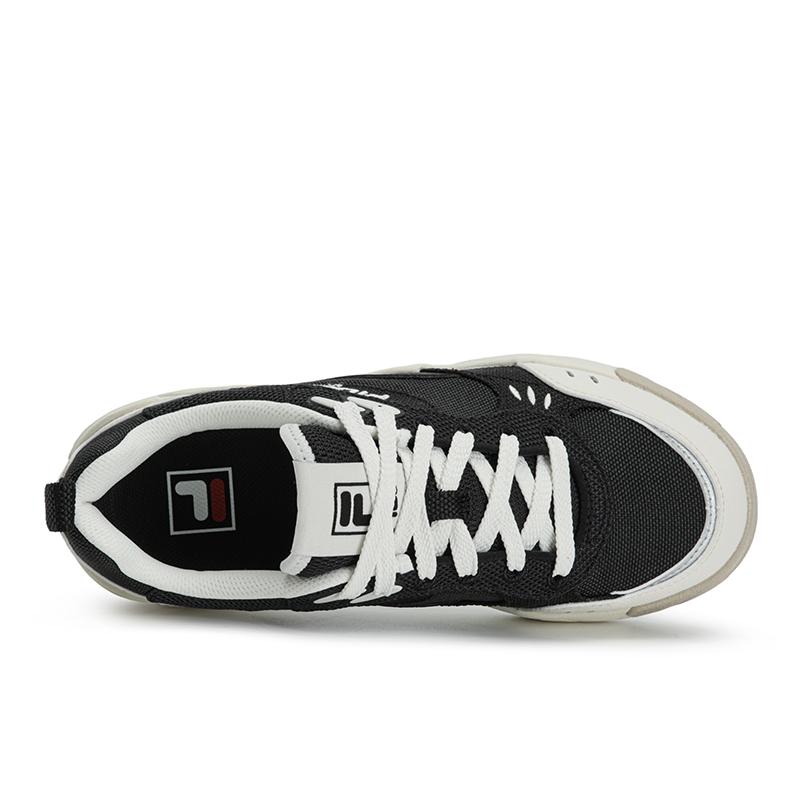 Fila Серия Milano Обувь меняющая цвет Хамелеон Удобные дышащие низкие кроссовки Женские кроссовки Черный Белый F12W623305FBT