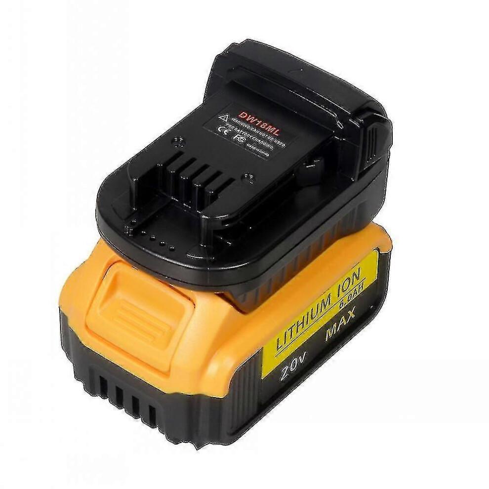Конвертер аккумулятора DeWalt 18V/20V Li-Ion для Milwaukee M18: Адаптер DCB200/DCB180/DCD740