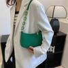 High-end Niche Design Bag Women's 2025 Autumn and Winter New Versatile Fashion Shoulder Underarm Bag Felt Baguette Bag