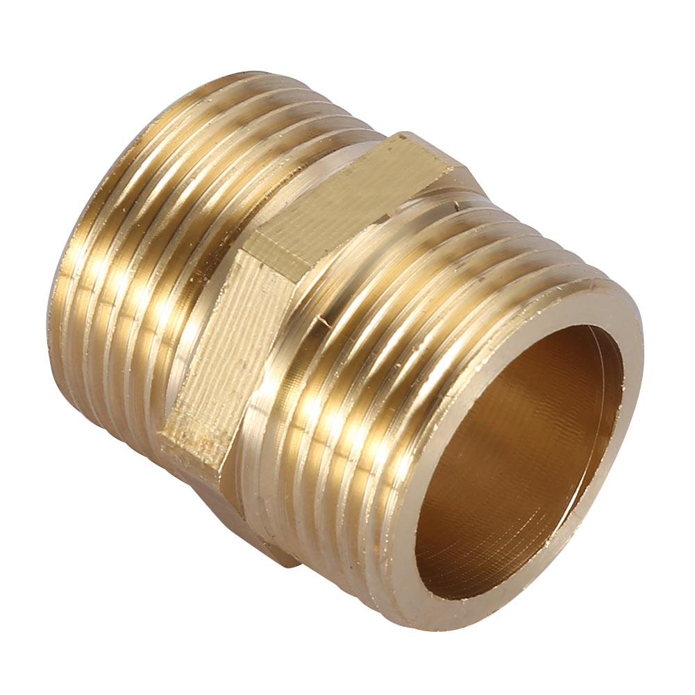 G1 Brass Pipe Fitting Hex Nipple Water Tube Connecting Accessories (intensification)
