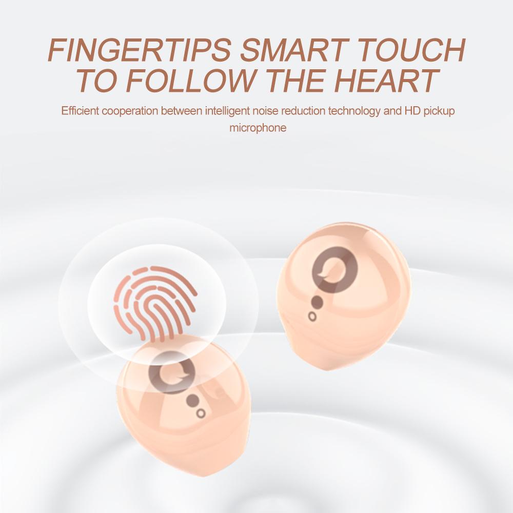 Мини-наушники Bluetooth 5,3, настоящие беспроводные невидимые наушники-вкладыши, игровые HIFI стерео наушники с шумоподавлением 20 часов, время музыки