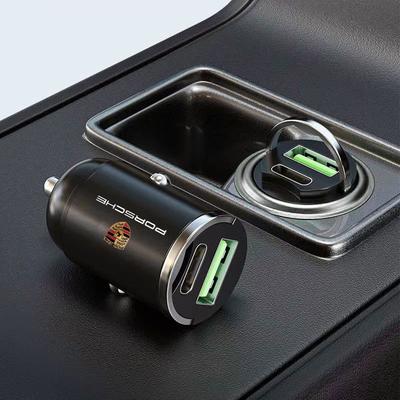 1 шт. Автомобильное зарядное устройство USB Type-C Адаптер быстрой зарядки Автомобильные аксессуары Для Porsche 911 Cayenne Panamera Macan Boxster Carrera-GT 928 944 918