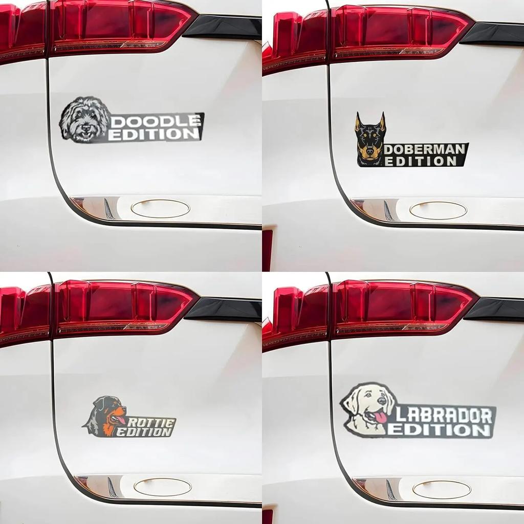 Автомобильный значок собаки, автомобильная эмблема, автомобильные значки Dog Edition, 3D значок собаки, эмблема грузовика с рейтингом, акриловые автомобильные значки для собак, наклейки, наклейки