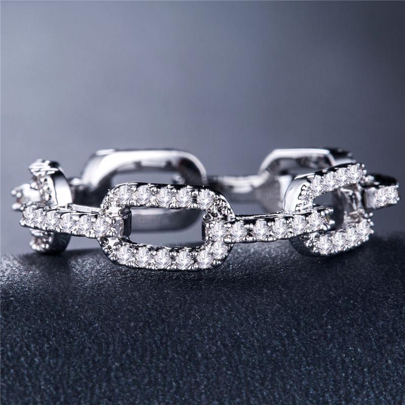 Классическое кольцо Lindon для женщин с цирконом круглой формы, подарок на свадьбу, размер 6-10