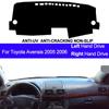 Car Dashboard Cover For Toyota Avensis 2005 2006 Silicone Non-Slip Dash Mat