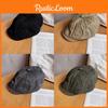 Solid Color Retro Minimalist Style Cotton Baseball Cap Sunshade Women Teens