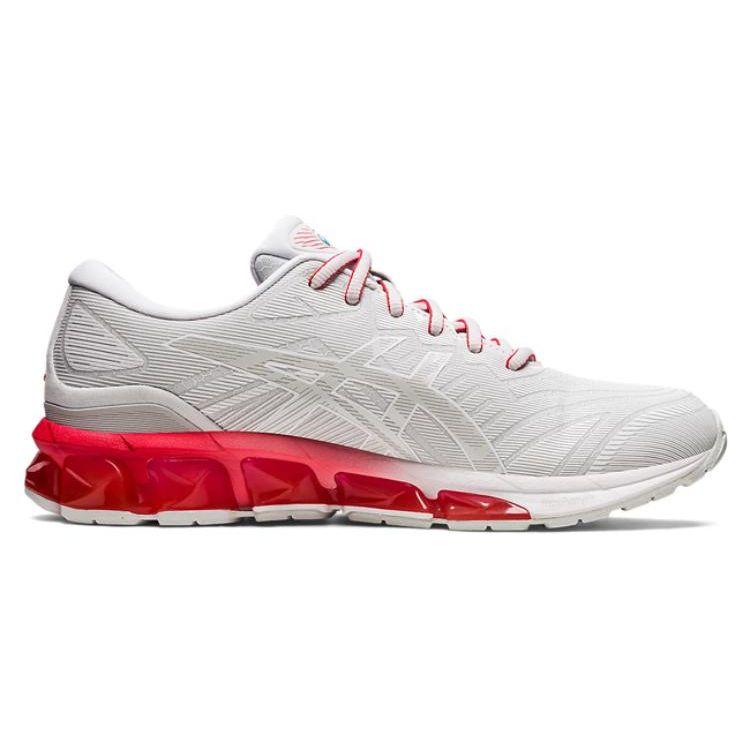 Asics Gel-Quantum 360 7 удобные прочные дышащие повседневные кроссовки с низким верхом мужские кроссовки белые красные 1201A698-021