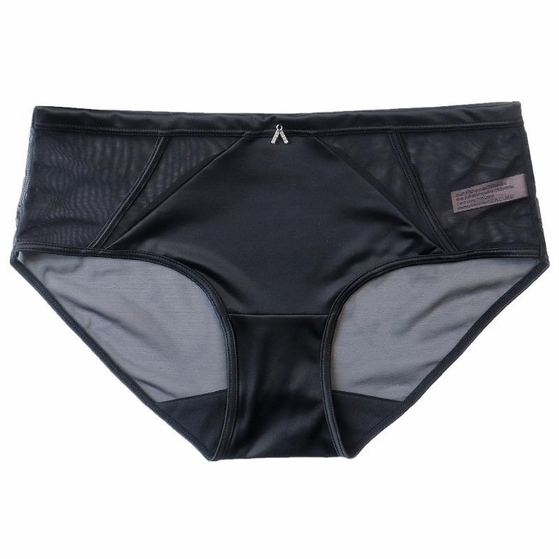 Oil Gloss Silk Sexy Mesh Underwear for Lingerie Women Low Waist Breathable Comfortable Women's Triangle Antibacterial Panties