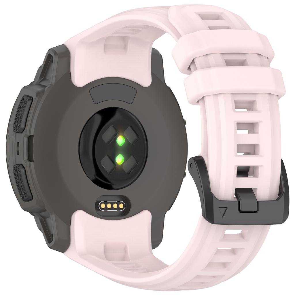 For Garmin Instinct E 45mm Smartwatch Band Breathable Sports Silicone Strap