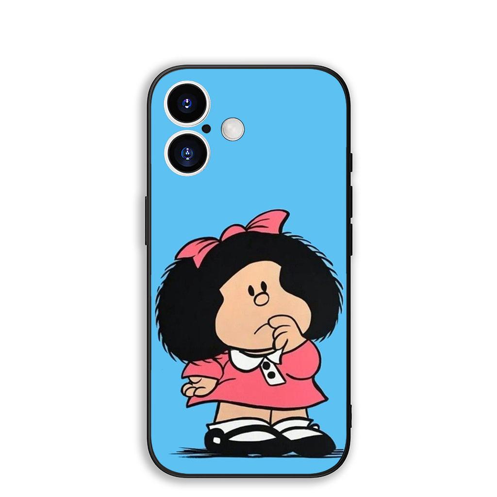 for Samsung Galaxy Note 20 Ultra 10 8 9 S10 Plus Lite S8 A70 A24 A25 S10E A21S A37 A57 A51 A7 Case Poster M-Mafaldas Cartoon