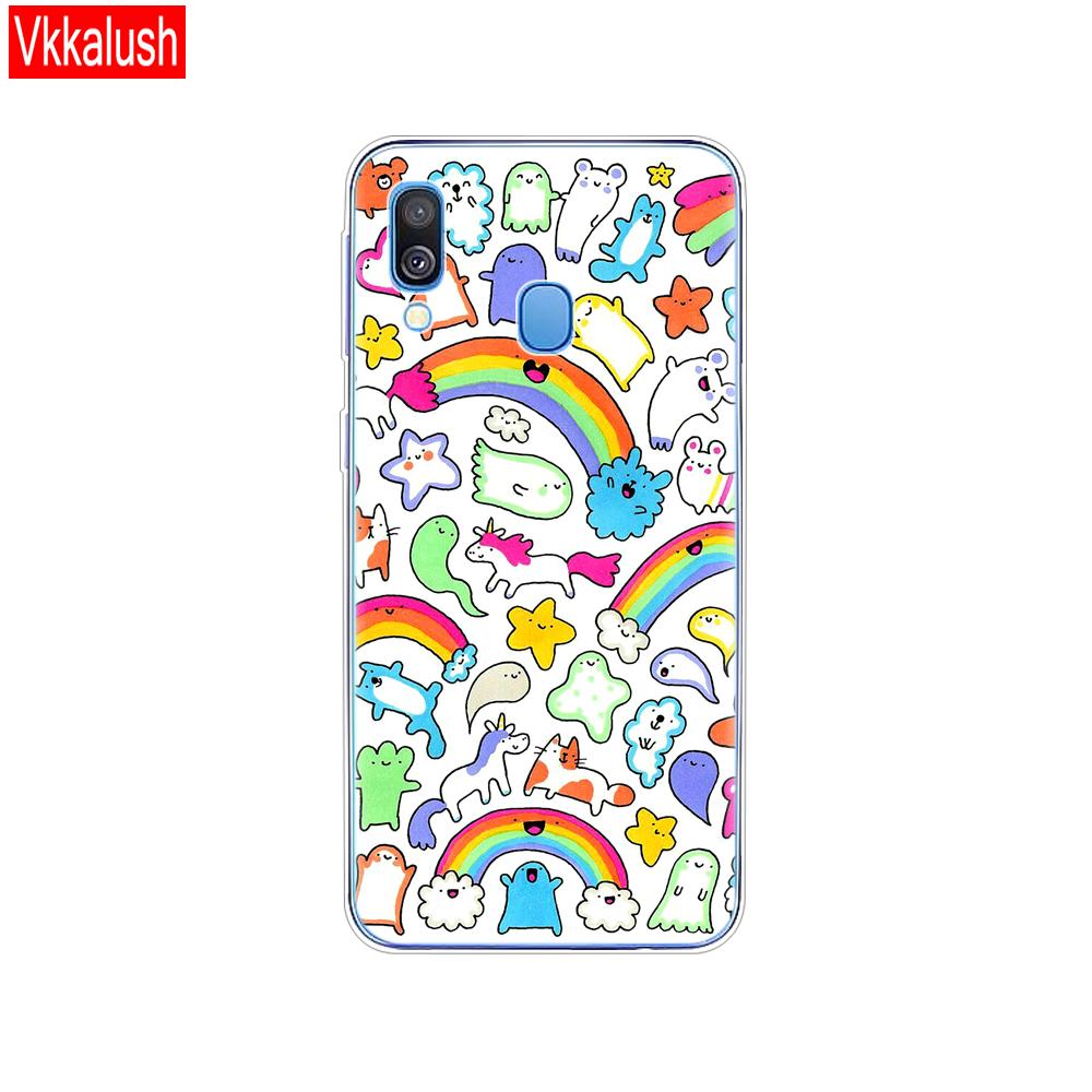 Чехол для Samsung A40 Чехол Мягкий силиконовый чехол Чехол для телефона Samsung Galaxy A40 GalaxyA40 A 40 A405 SM-A405F A405F Мультяшный