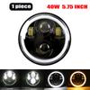 Для Sportster Dyna Iron 883 Projector Halo Ring Motorcycle 5 3/4" High Low Beam DRL Turn Signal 5.75 дюймов LED Headlight