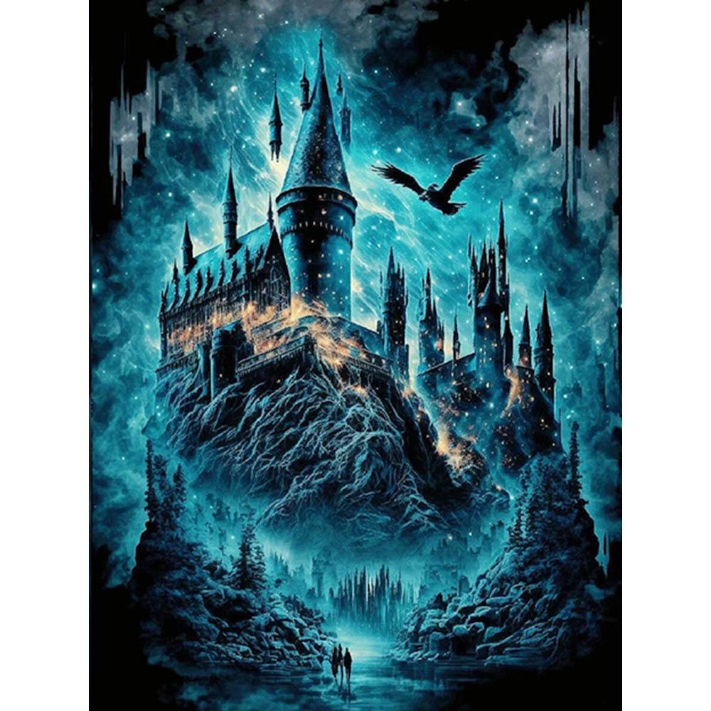 Гарри Поттер Школа Магии 5D Алмазная Живопись DIY Вышивка Крестом Замок Мозаика Вышивка Стразами Домашний Декор Подарок для Детей