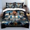 Argentinian Soccer Champion Set Bedding Duvet Cover Set Duvet Cover Pillowcases Home Decor (1 * Duvet Cover 2 * Pillowcases, without duvet insert)