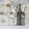 1PC Tall Resin Craft Christmas Nativity Scene Retro Holy Family Figurine