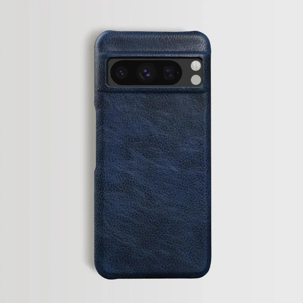 Премиальный чехол из натуральной коровьей кожи для Google Pixel 8 Pro 7 6Pro 7A 6A 5A, защитный корпус-задняя крышка funda capa