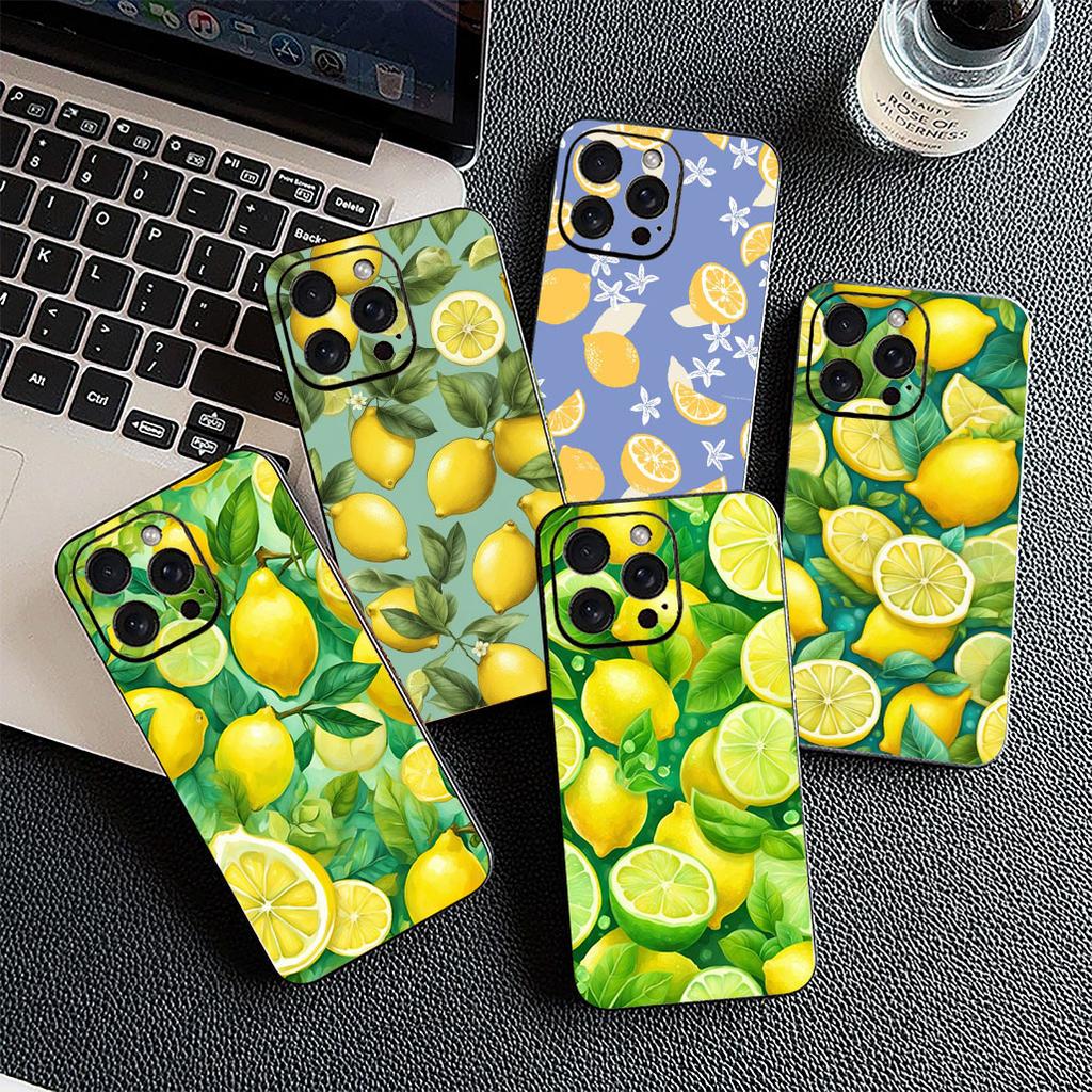 Защитный чехол для Xiaomi Redmi Note 13 14 Pro Plus ProPlus 14C 13C Pro+ 5G Чехол для телефона Средиземноморский Лимон Фрукт Лето