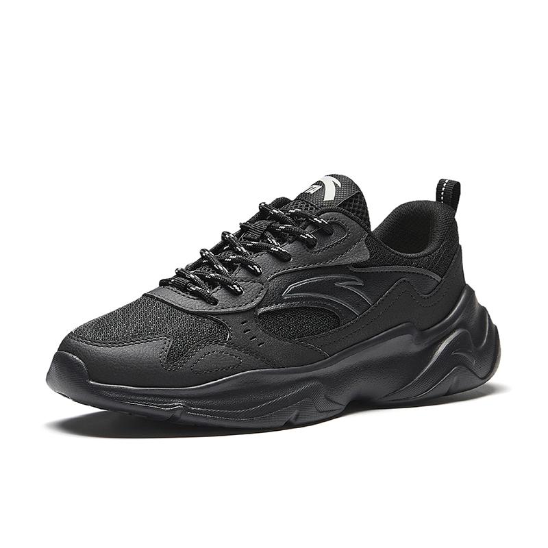 Anta Простые И Универсальные Удобные Модные Нескользящие Дышащие Легкие Низкие Повседневные Кроссовки Женские кроссовки Черные 922528810-4