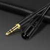 Metal Shell 1/4 Inch Mic Line Balanced 6.35 mm to XLR Male to Male Audio Cable