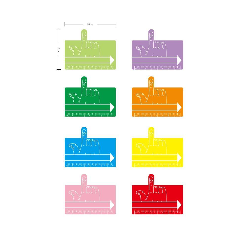 2pcs Lovely Student Writing Aid Ruler Multifunctional Writing Aid Ruler Office