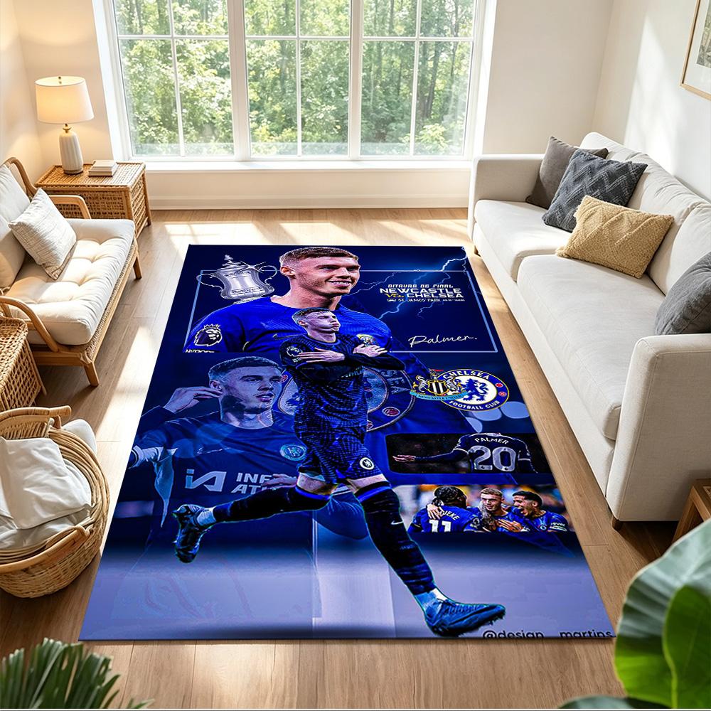 Chelsea Fc Football Player Area Rug Suitable for Study room Balcony Entryway Bedrooms Antislip Carpet Office home decor