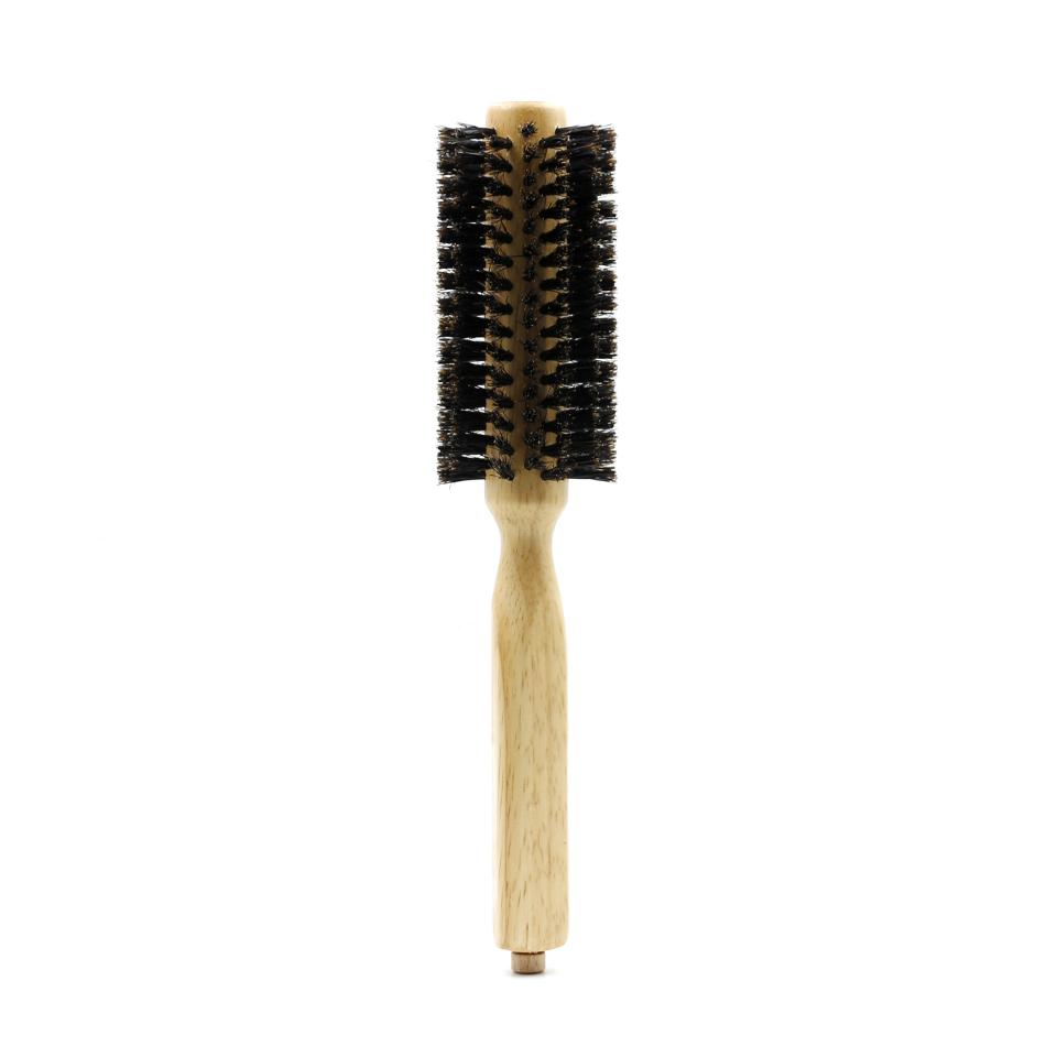 Sizes Handle 6 Wood Boar Bristles Round Brush Removable Tail Professional Barber Salon Hairdressing Hair Brush Hair Round Comb