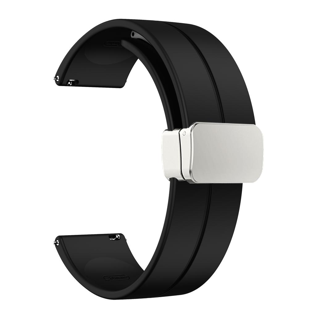 20 мм 22 мм Ремешок для Samsung Galaxy watch 4/5 pro/classic/gear s3/active 2 Спортивный Силиконовый Магнитная Пряжка Huawei GT 2 2e 3 ремешок