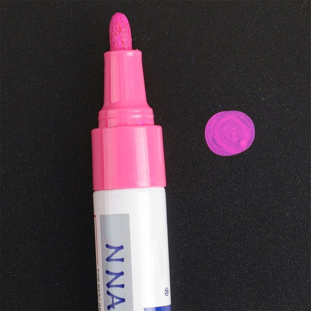 12 Colors Paint Marker Pen Fade-proof Car Tyre Tire Tread CD Metal Permanent Paint Marker Graffti Oily Macador Caneta Stationery