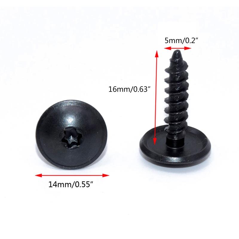 20 шт./лот крышка двигателя поддон брызговик колесная арка винт Torx крепежные зажимы универсальные для VW A4L зажимы