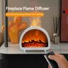 Диффузор воздуха с пламенем камина, увлажнитель 200 мл, диффузор эфирных масел с таймером, увлажнитель воздуха для дома, спальни, офиса, йоги