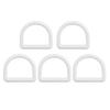 5 Pcs D Ring Tie Down Anchor Plastic Buckle Strap Portable Heavy Duty Tie Down Hook for Surfing