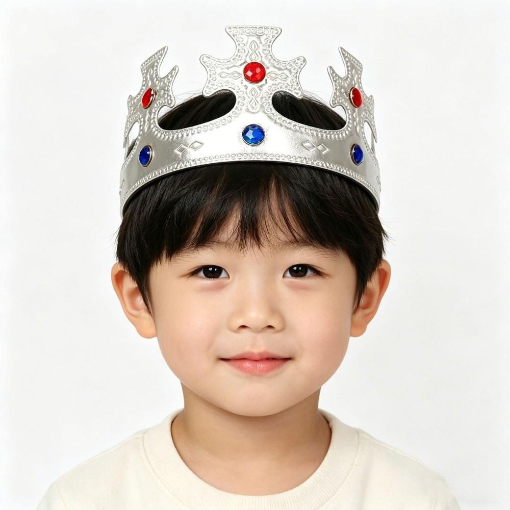 Dress Up Prince Crown Role-Playing Festival Headdress Novelty Cosplay King Headband Happy Birthday