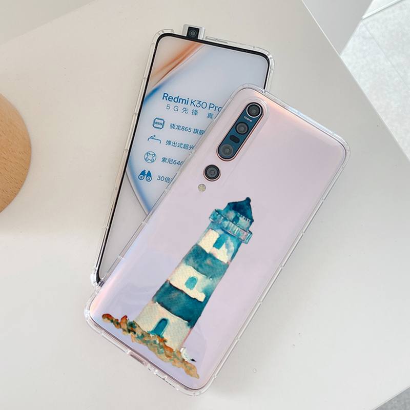 Чехол для телефона YNDFCNB Lighthouse Print Bird Seagull для Redmi Note 5 7 8 9 10 A K20 pro max lite для Xiaomi 10pro 10T