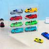 Акриловый демонстрационный бокс для моделей машинок Hot Wheels, 8 ячеек, стеллаж, пылезащитный, штабелируемый, прозрачный