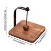 Cafe Napkin Holder Storage Rack Convenient Memos Organizer Tissue Wood Base for Dining
