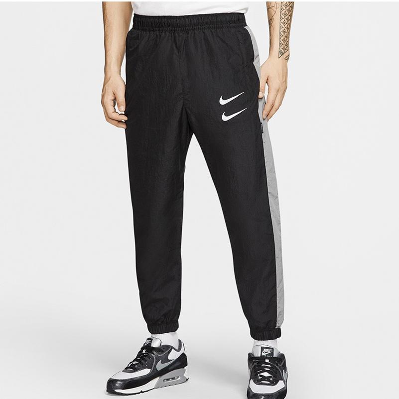 Nike Тканые повседневные вязаные спортивные брюки Jogger, мужские брюки черного цвета CJ4878-010