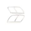 Car Rear Exhaust Muffler Tail Pipe Cover Trim For Land Rover Range Rover Velar 2017 2018    Stainless Accessories