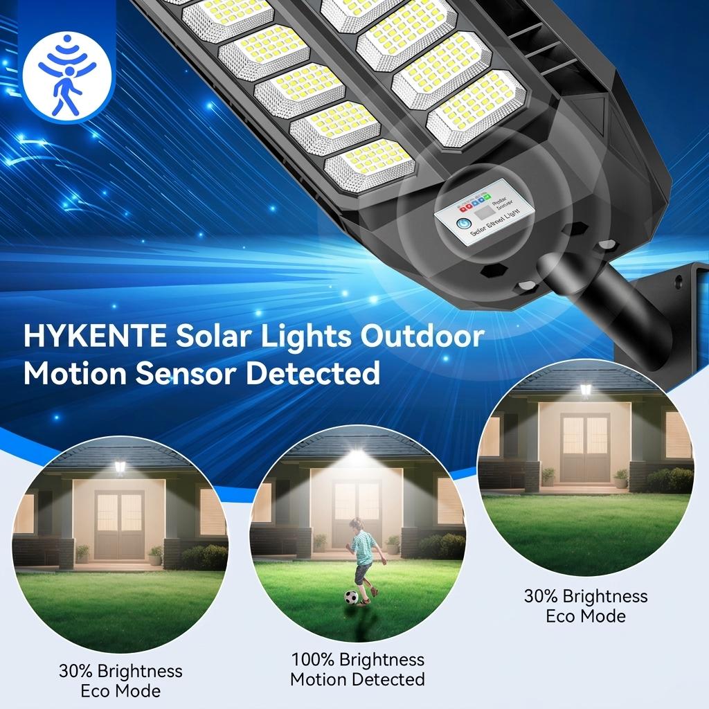 Professional EU Local Stock All-in-One Solar Street Lamp with 9Ah LiFePO4 Battery Motion Sensor Remote Control EU Delivery