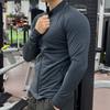 Men's Gym Tights Jacket Running Training Elastic Outerwear Outdoor Cycling Sweatshirt Dry Fit Breathable Compression Tops