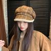 A Plush Fisherman Hat for Women A Versatile and Artistic Autumn and Winter Basin Hat  A Warm  Ear Protecting and Face-enhancing Small Octagonal Hat