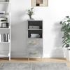 VidaXL Buffet Concrete Grey 34.5x34x90 Cm Engineered Wood 828656