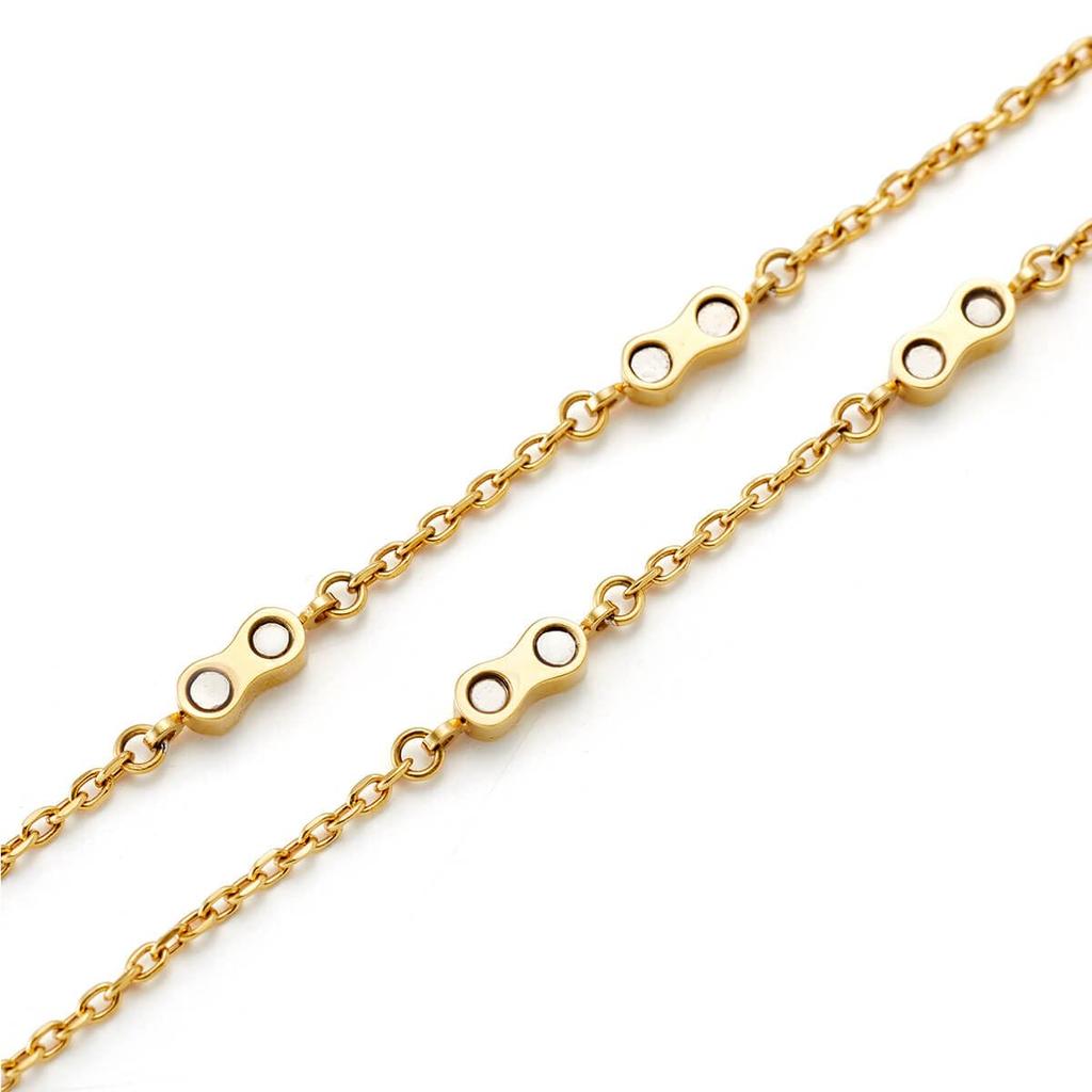 Магнитное колье-подкова Lieri, Золото, Один размер подходит большинству, Стильное для женщин и при болях в плечах