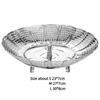Multifunctional Steamer Rack Stainless Steel Steamer Plate Folding Dish Steam  Food Steamer Basket